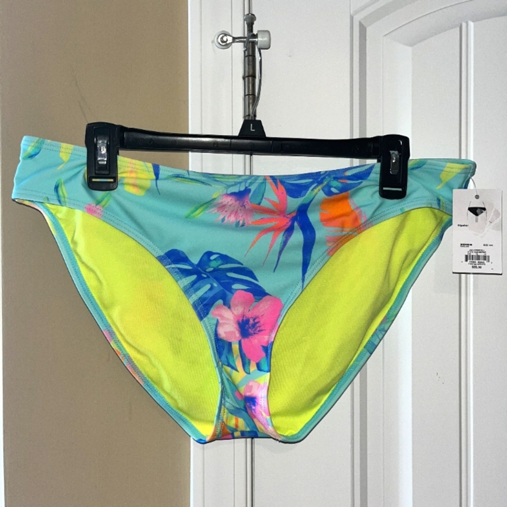 So hipster tropical bikini bottoms sz juniors XXL 19 NWT